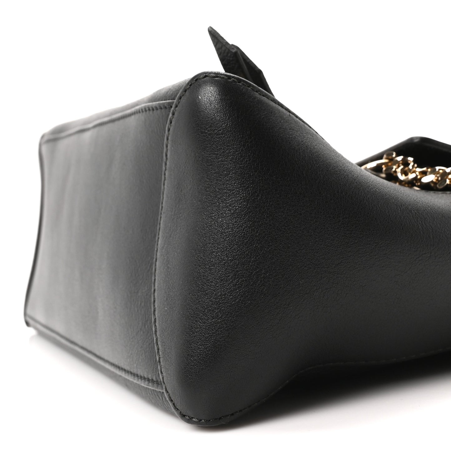 Calfskin Small Faye Day Shoulder Bag Black