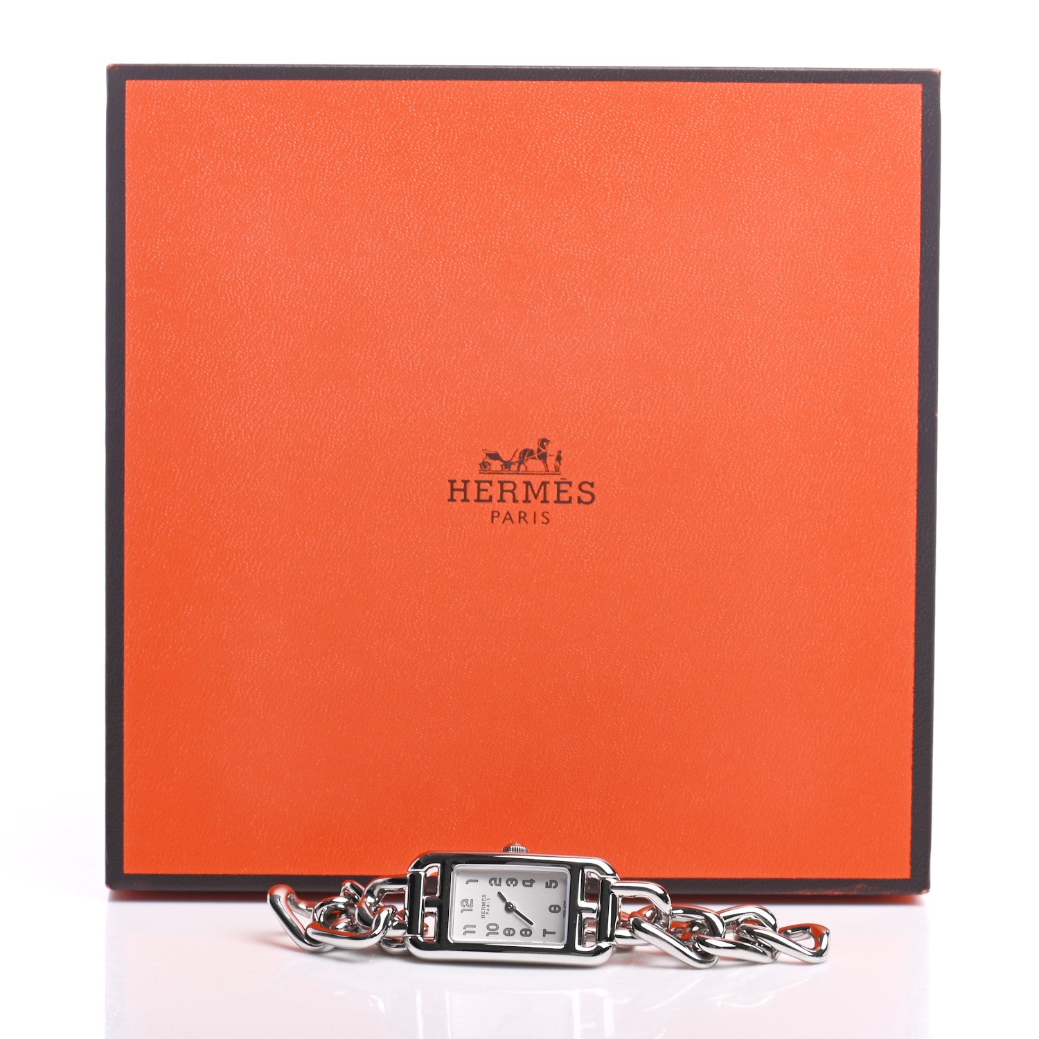 Hermes Stainless Steel 17mm Nantucket Quartz Watch 7 of 7