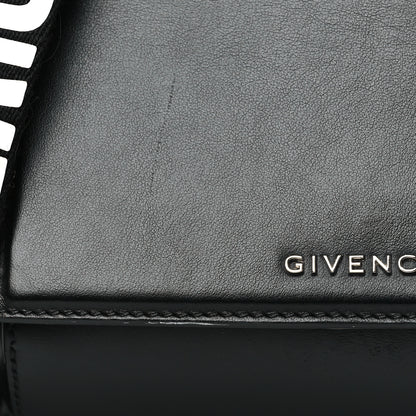 Givenchy Calfskin Mini Pandora Box Logo Strap Crossbody Bag Black 10 of 10