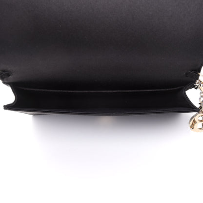 Christian Dior Satin Cannage Lady Dior Convertible Clutch Black 5 of 10