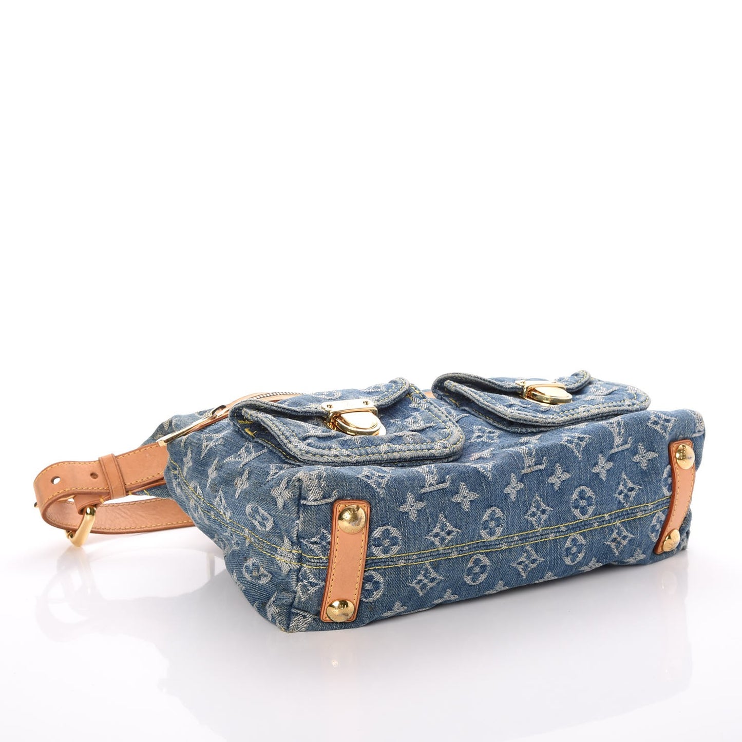 Monogram Denim Baggy PM Blue