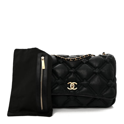 Chanel Calfskin Quilted Large Chesterfield Flap Black 3 of 11
