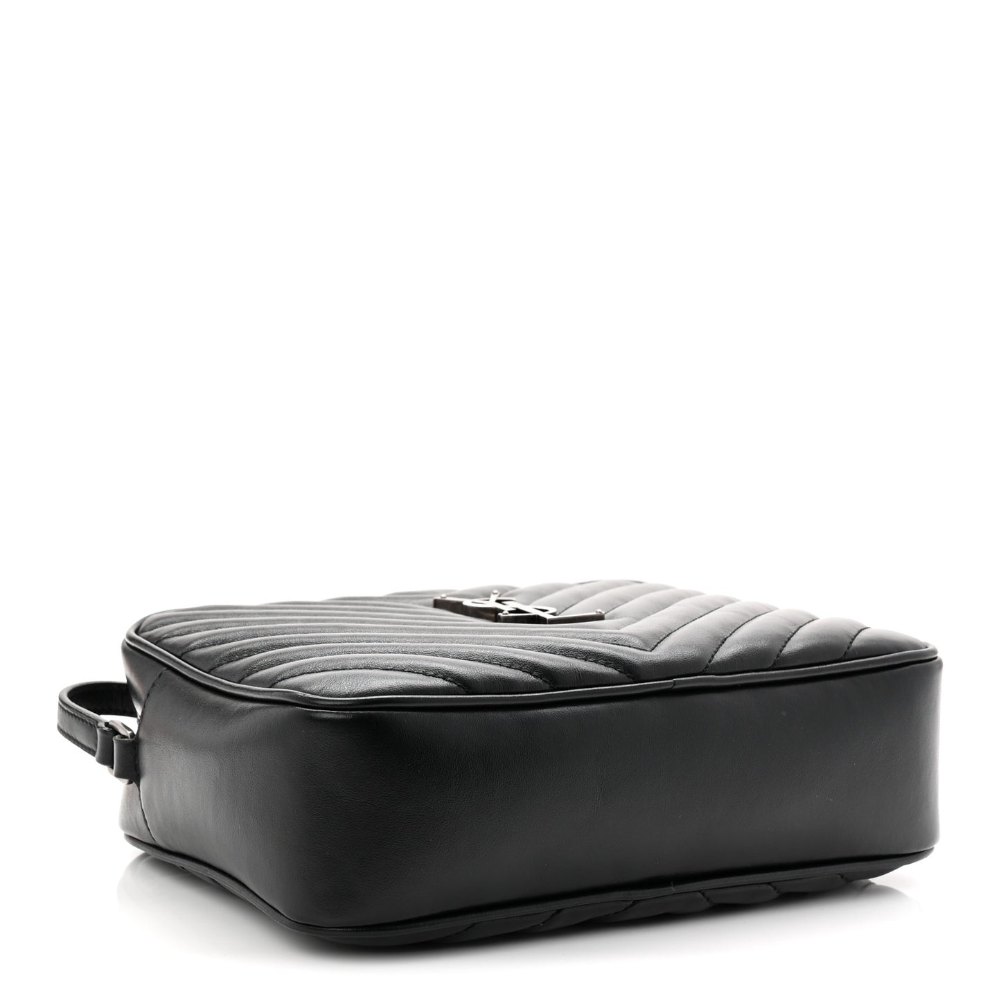 Calfskin Matelasse Monogram Lou Camera Bag Black