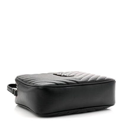 Saint Laurent Calfskin Matelasse Monogram Lou Camera Bag Black 4 of 10
