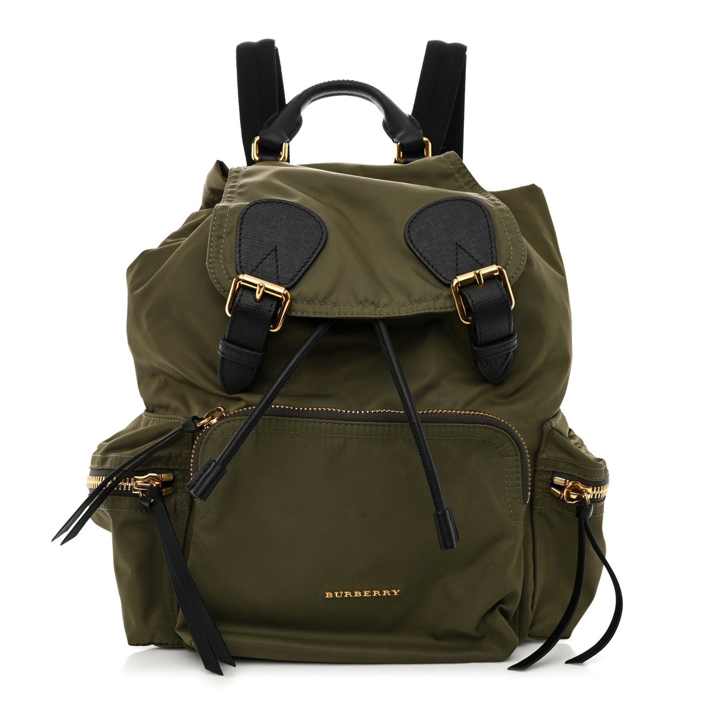Nylon Medium Rucksack Backpack Green
