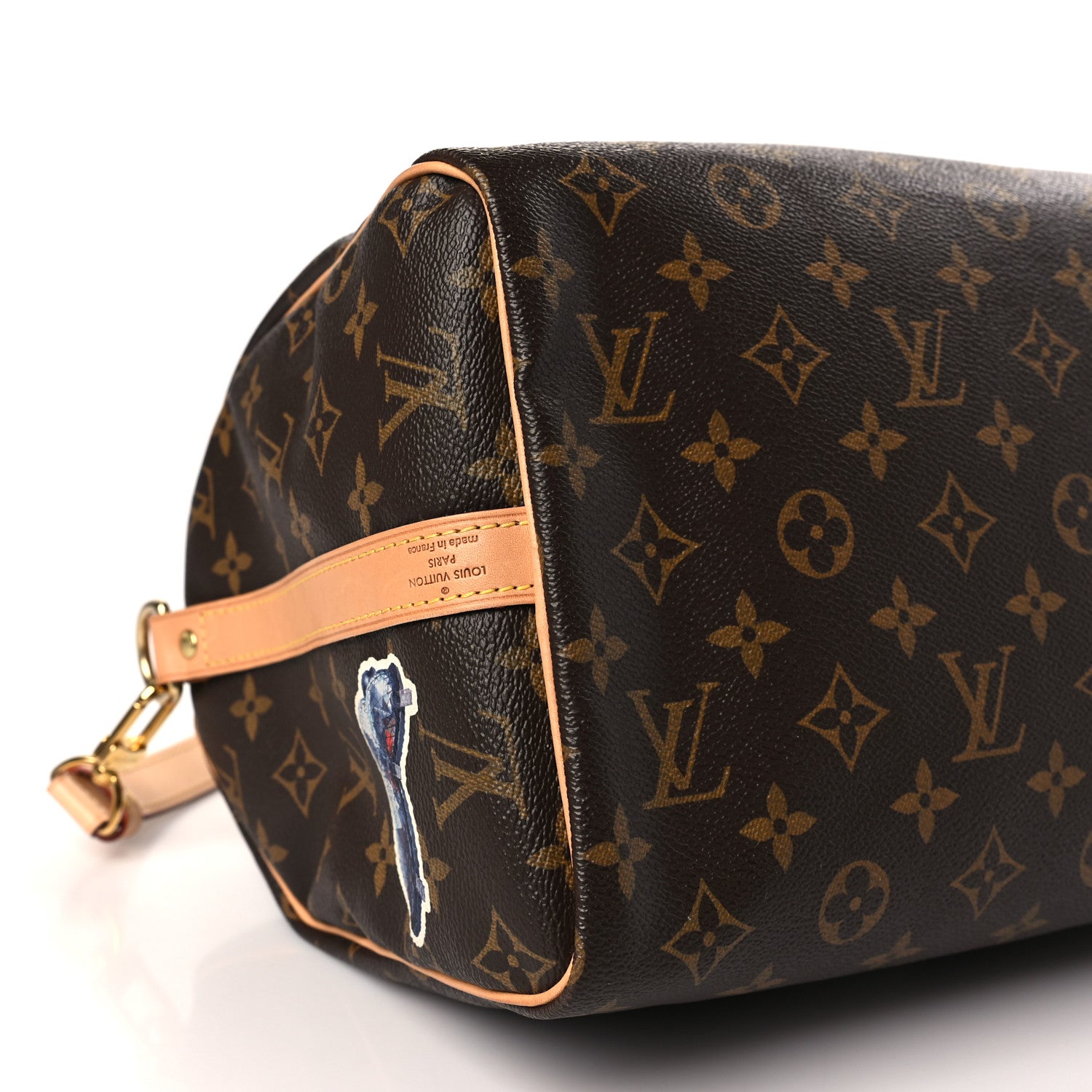 Louis Vuitton Monogram World Tour Speedy Bandouliere 30 7 of 8