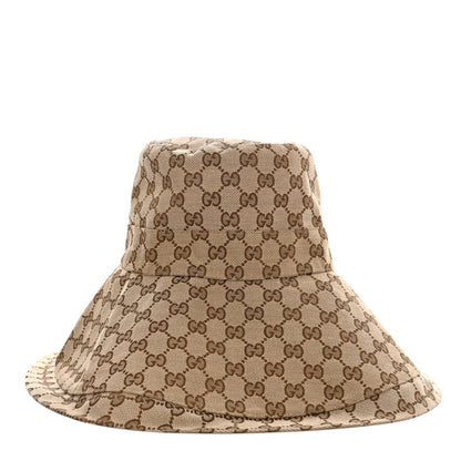 Gucci Monogram Wide Brim Hat L Beige 5 of 12