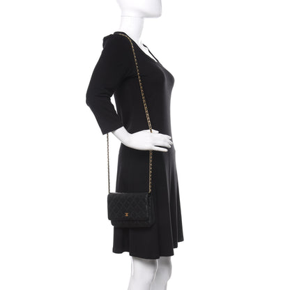 Chanel Caviar Quilted Wallet On Chain WOC Black 2 of 12
