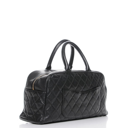 Chanel Caviar Quilted Large Bowler Black 3 of 12