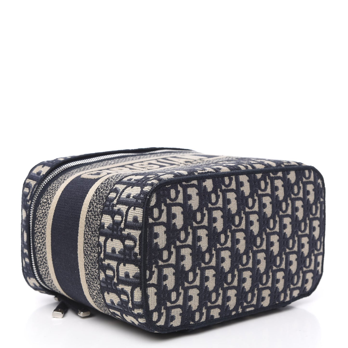 Oblique Diortravel Vanity Case Blue