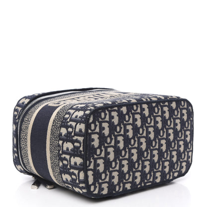 Christian Dior Oblique Diortravel Vanity Case Blue 4 of 10