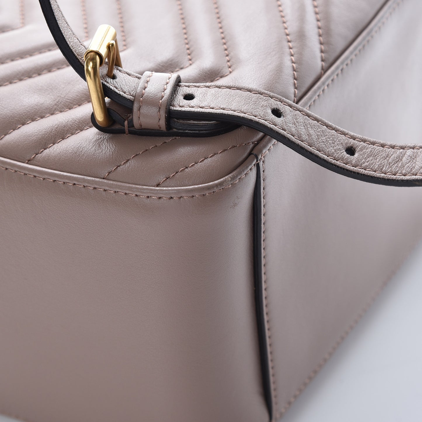 Calfskin Matelasse GG Marmont Backpack Porcelain Rose