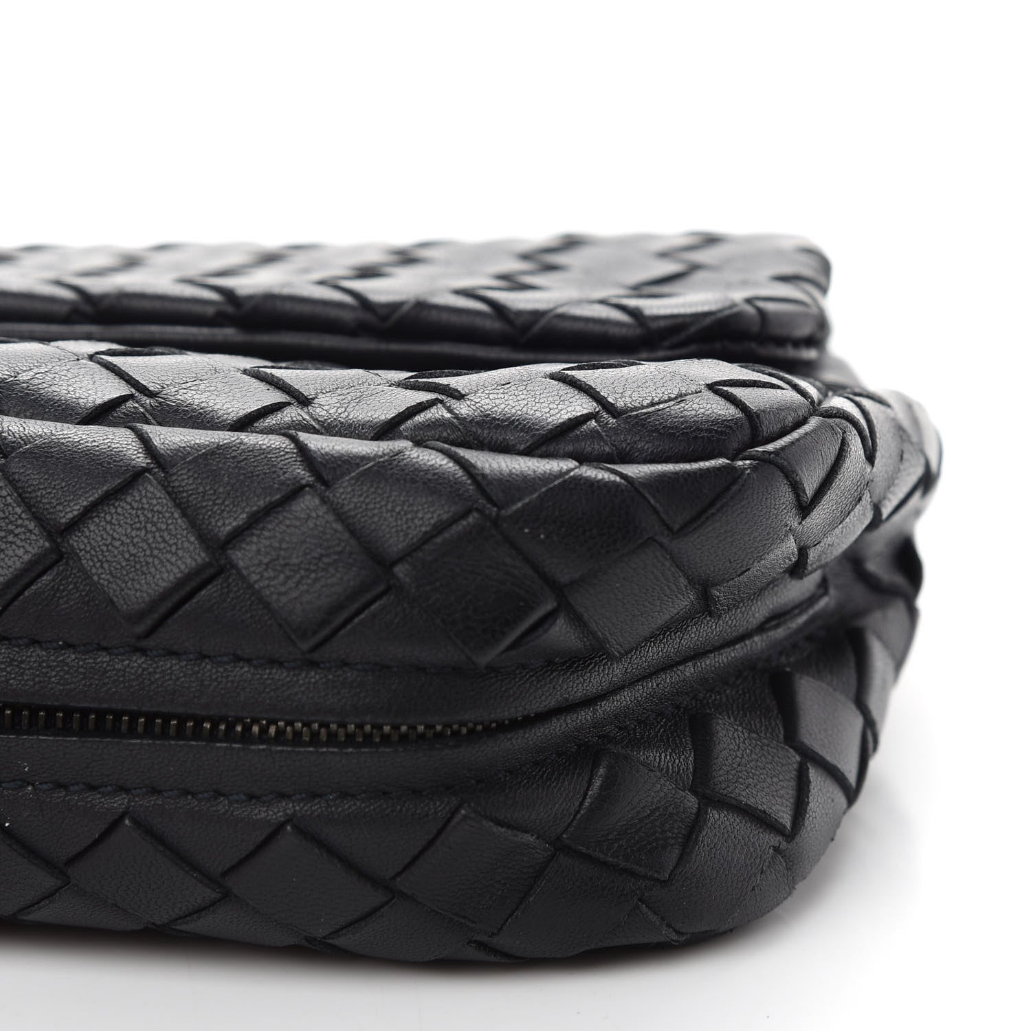 Bottega Veneta Nappa Intrecciato Mini Chain Messenger Black 8 of 8