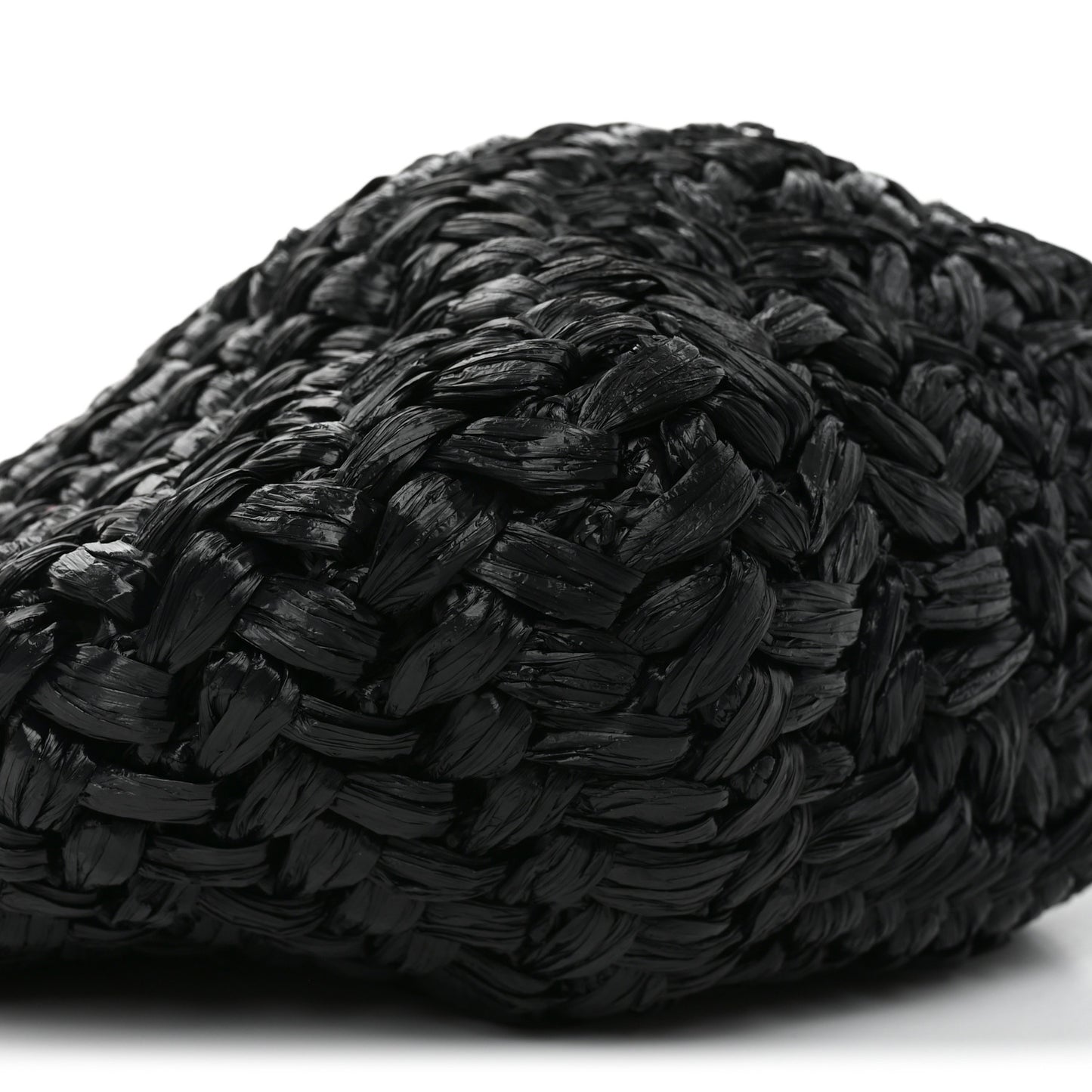 Raffia Estelle Two Bag Black