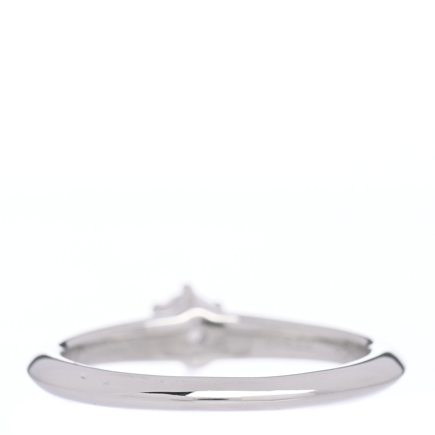 Platinum Diamond .18ct Solitaire Ring 51 5.75