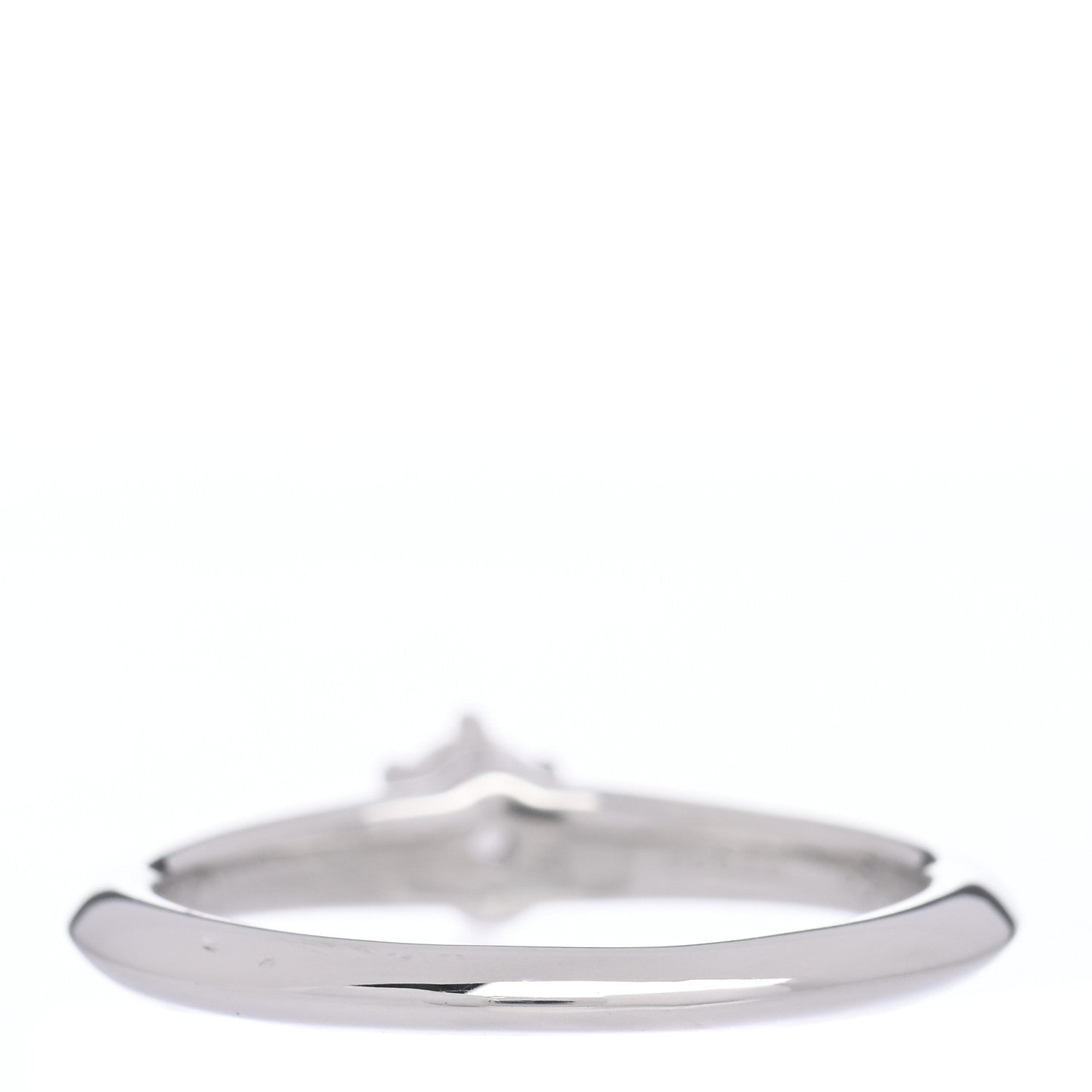 Tiffany Platinum Diamond .18ct Solitaire Ring 51 5.75 4 of 7