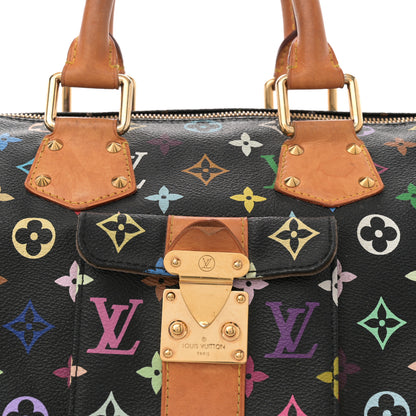 Louis Vuitton Monogram Multicolor Speedy 30 Black 8 of 16