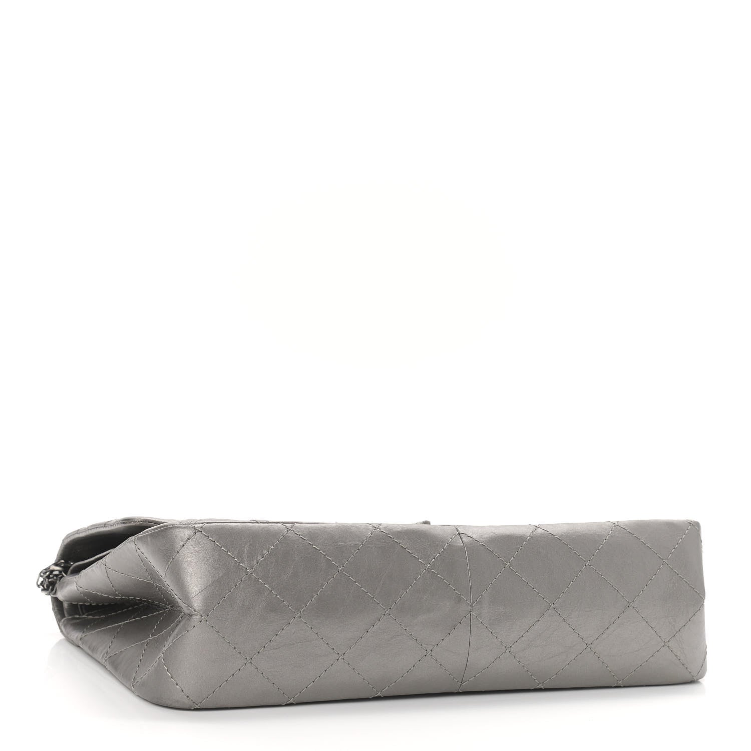 Chanel Metallic Aged Calfskin Quilted 2.55 Reissue 226 Flap Silver 4 of 10