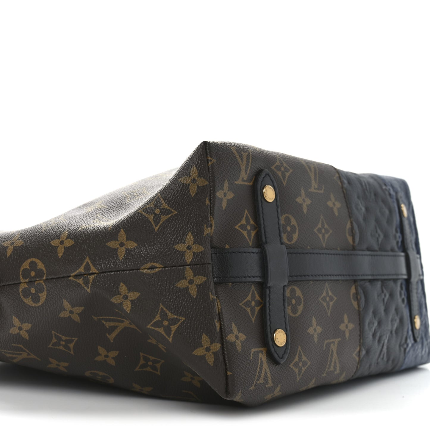 Monogram Stripes Medium Bag Marine