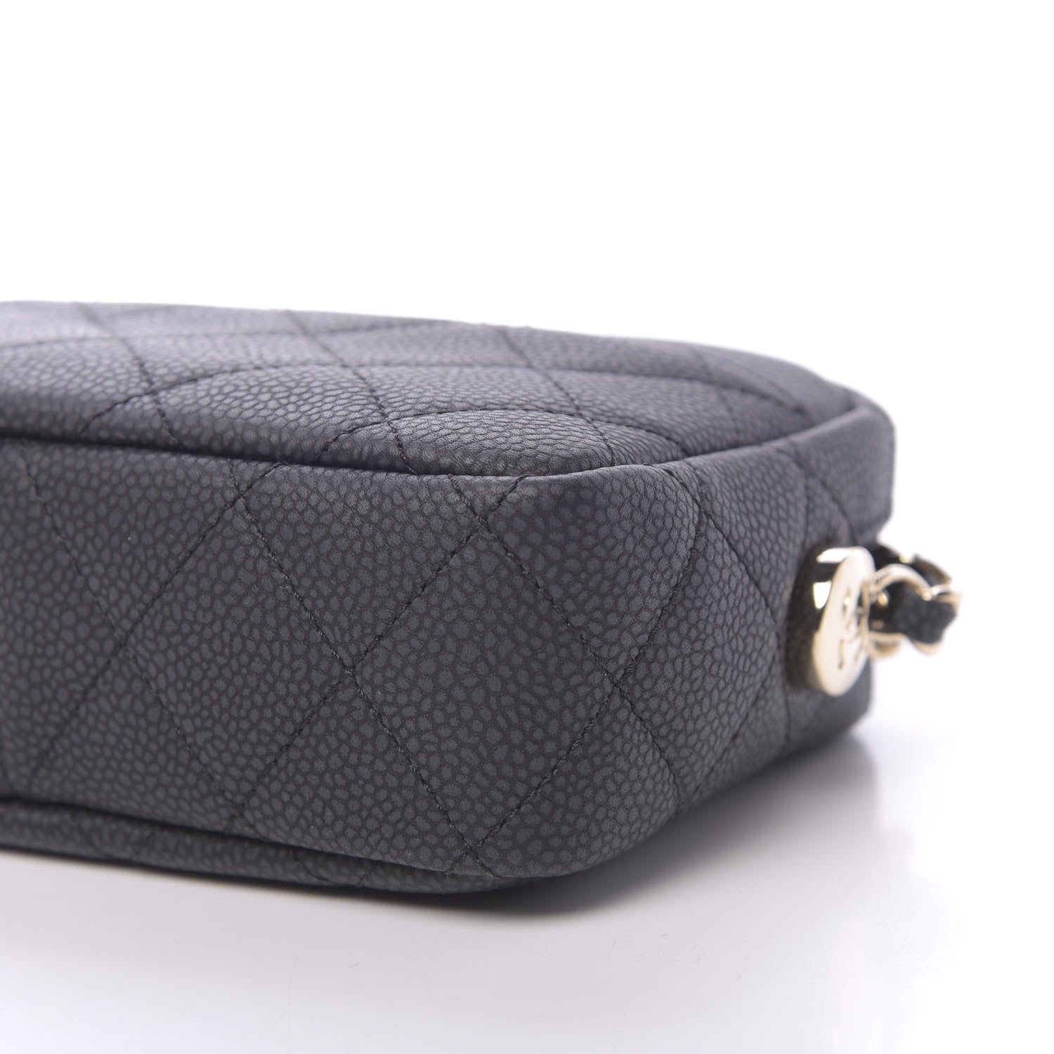 Chanel Iridescent Caviar Quilted Mini Coco Tassel Camera Case Black 8 of 9