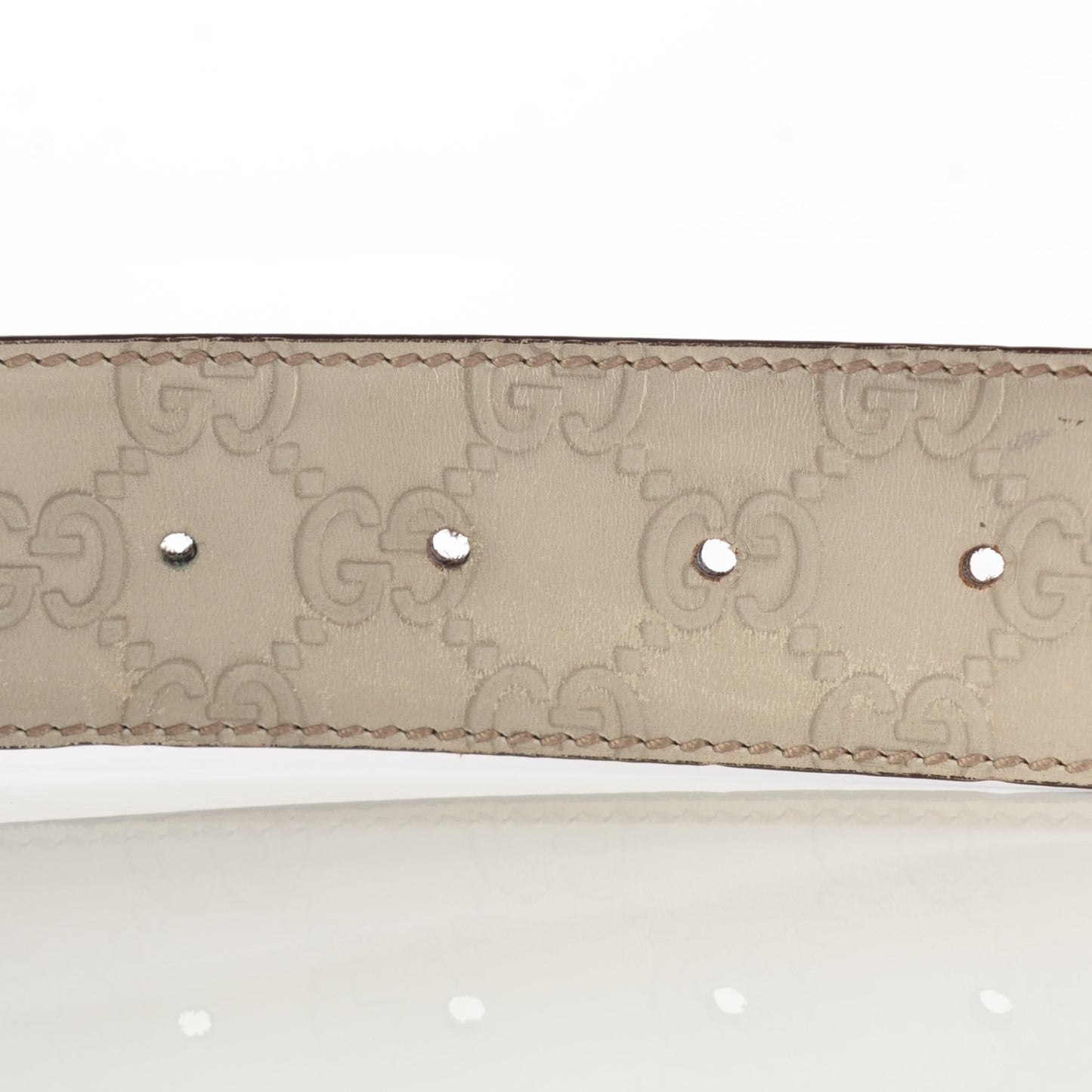 Guccissima Interlocking G 40mm Belt 85 34 Off White