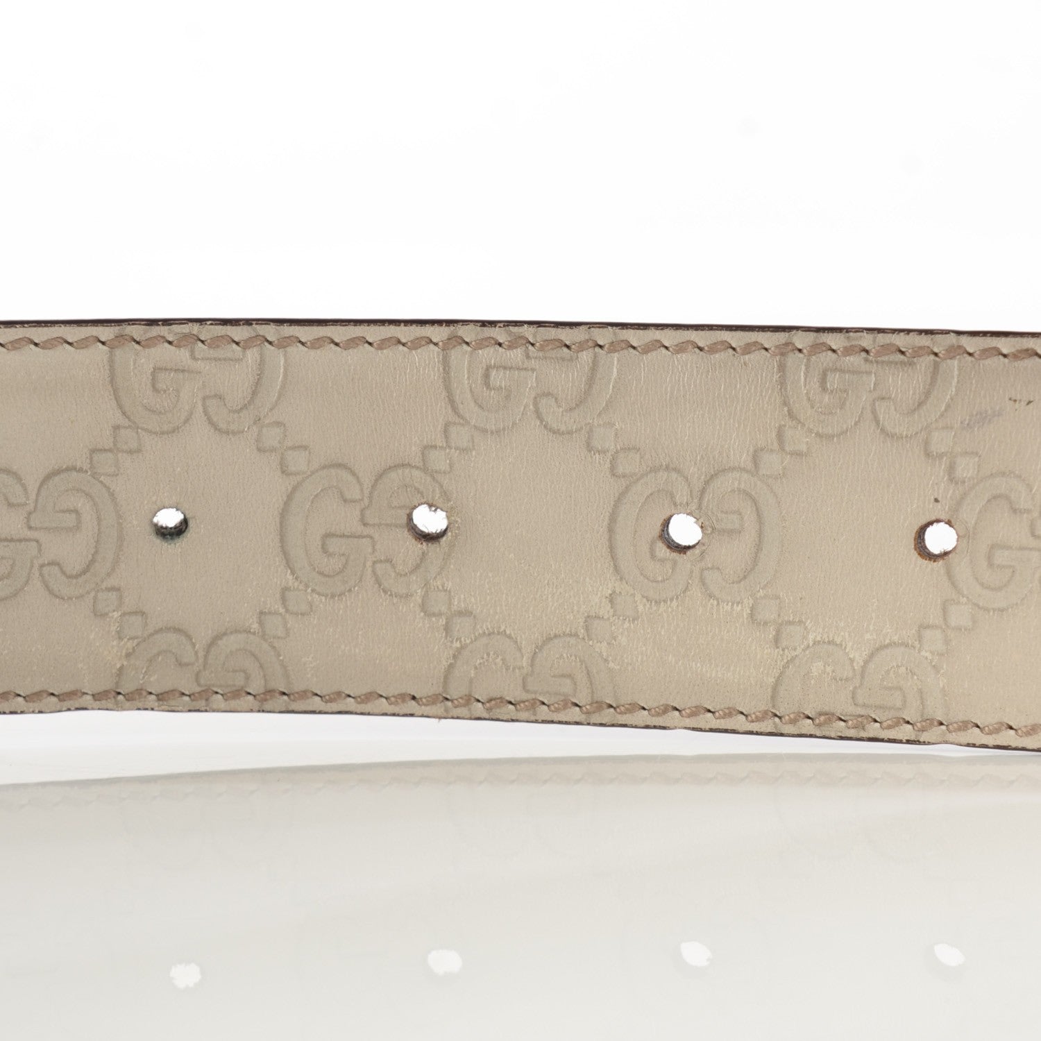 Gucci Guccissima Interlocking G 40mm Belt 85 34 Off White 4 of 5