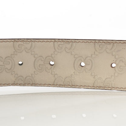 Gucci Guccissima Interlocking G 40mm Belt 85 34 Off White 4 of 5