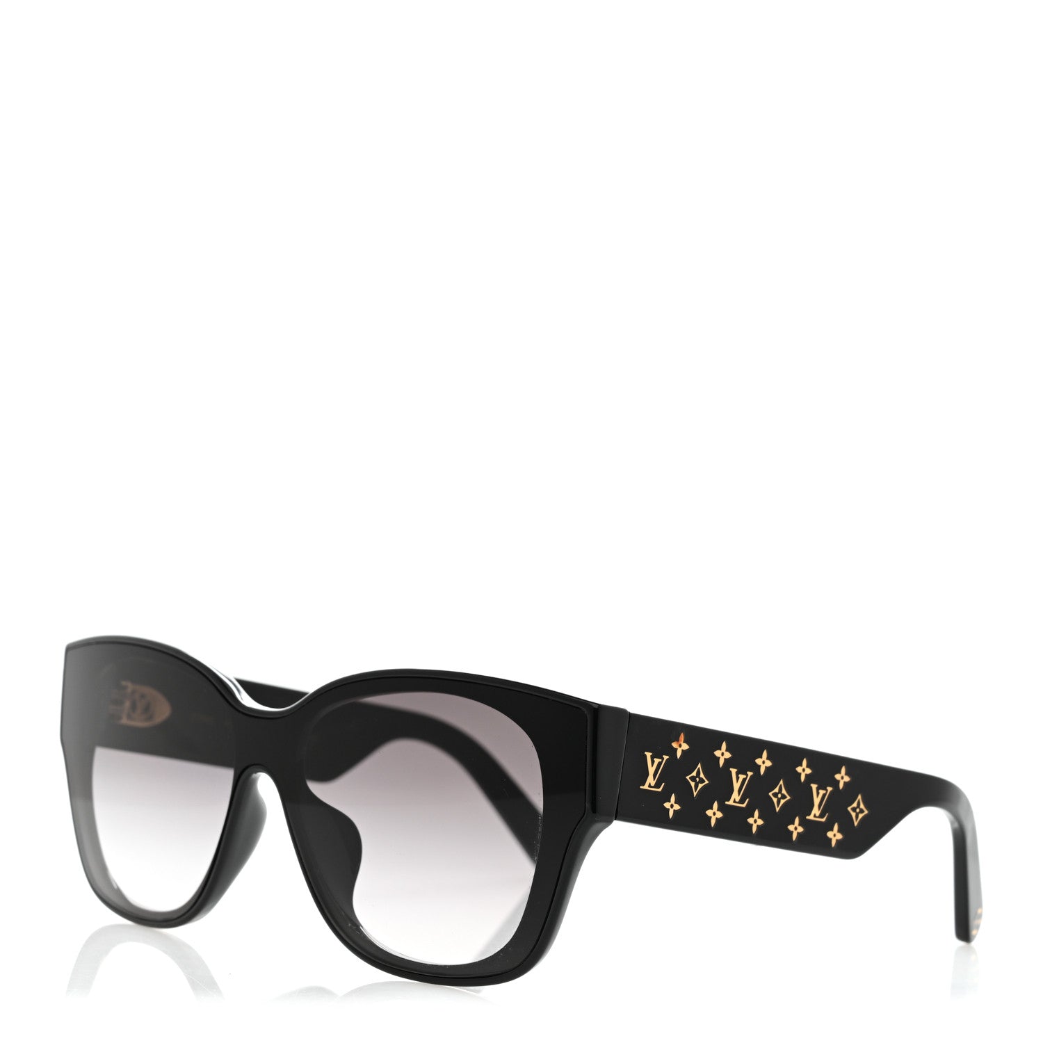 Louis Vuitton Acetate Sunglasses Z1996E Black 1 of 7
