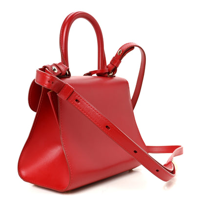 Delvaux Box Calfskin Mini Brillant Satchel Red 3 of 11