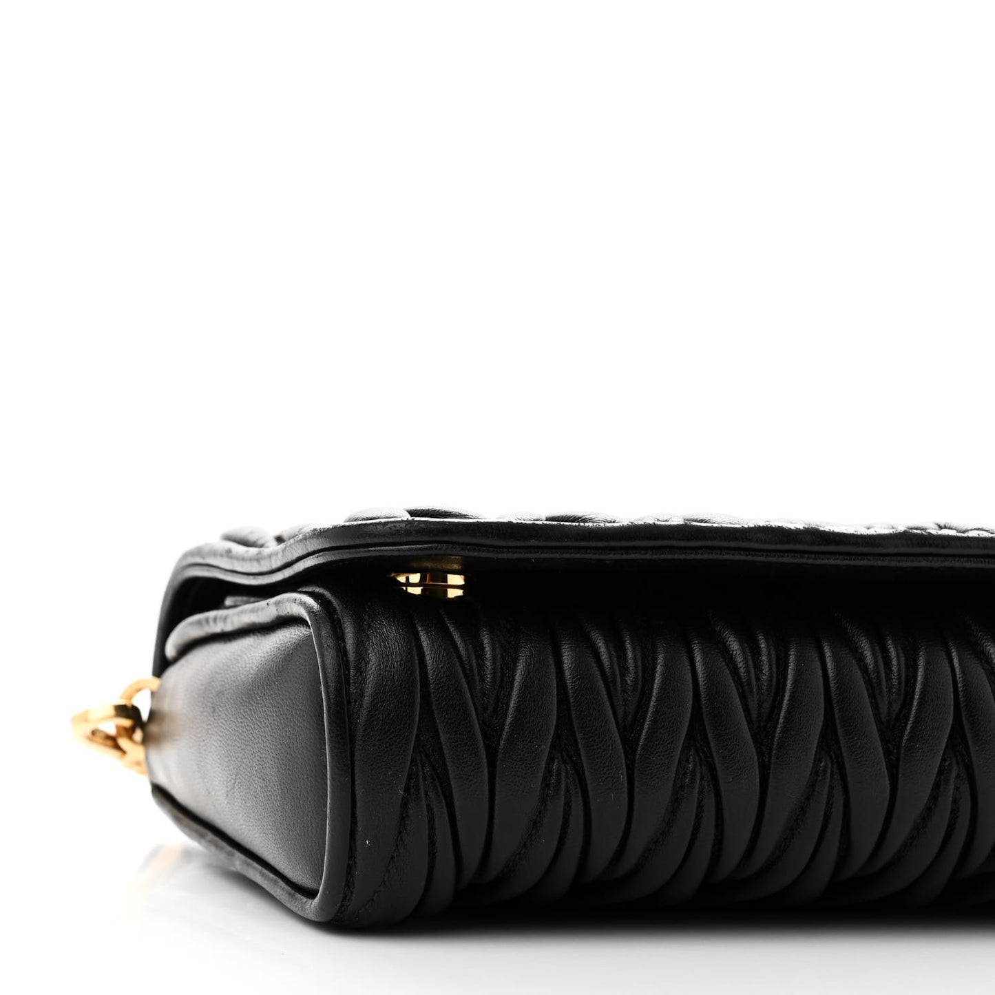 Nappa Matelasse Crossbody Black