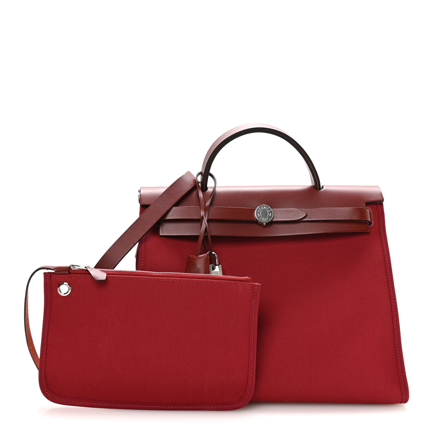 Vache Hunter Toile Herbag Zip 31 PM Rouge H
