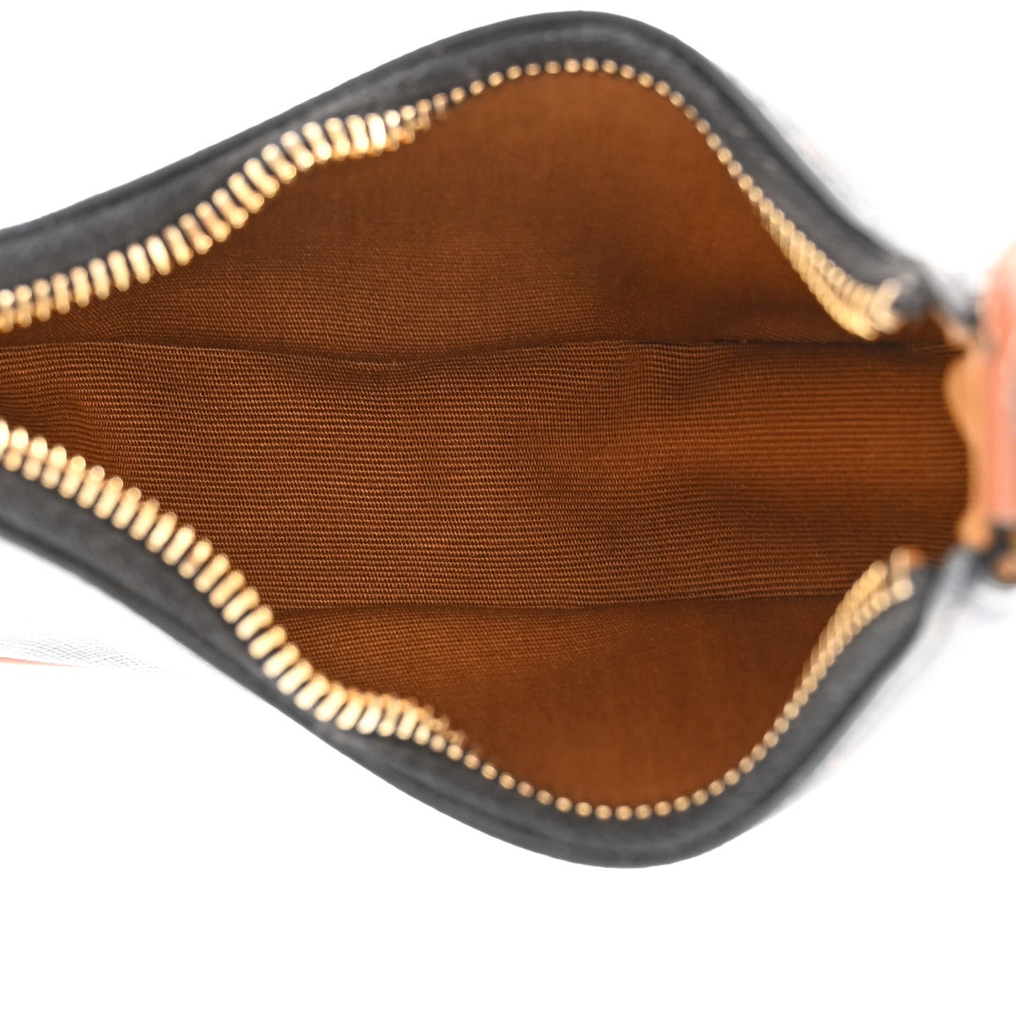 Canvas Calfskin Mini Ava Triomphe Shoulder Bag Tan