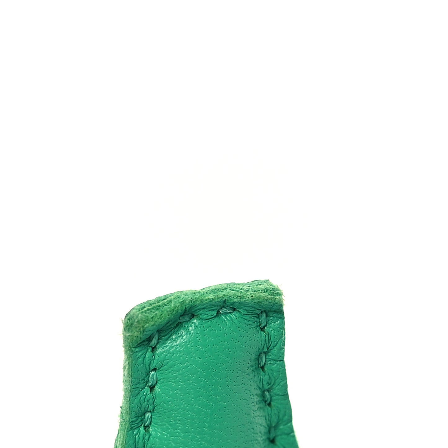 Milo Lambskin Grigri Rodeo Horse Bag Charm PM Menthe Malachite Brume