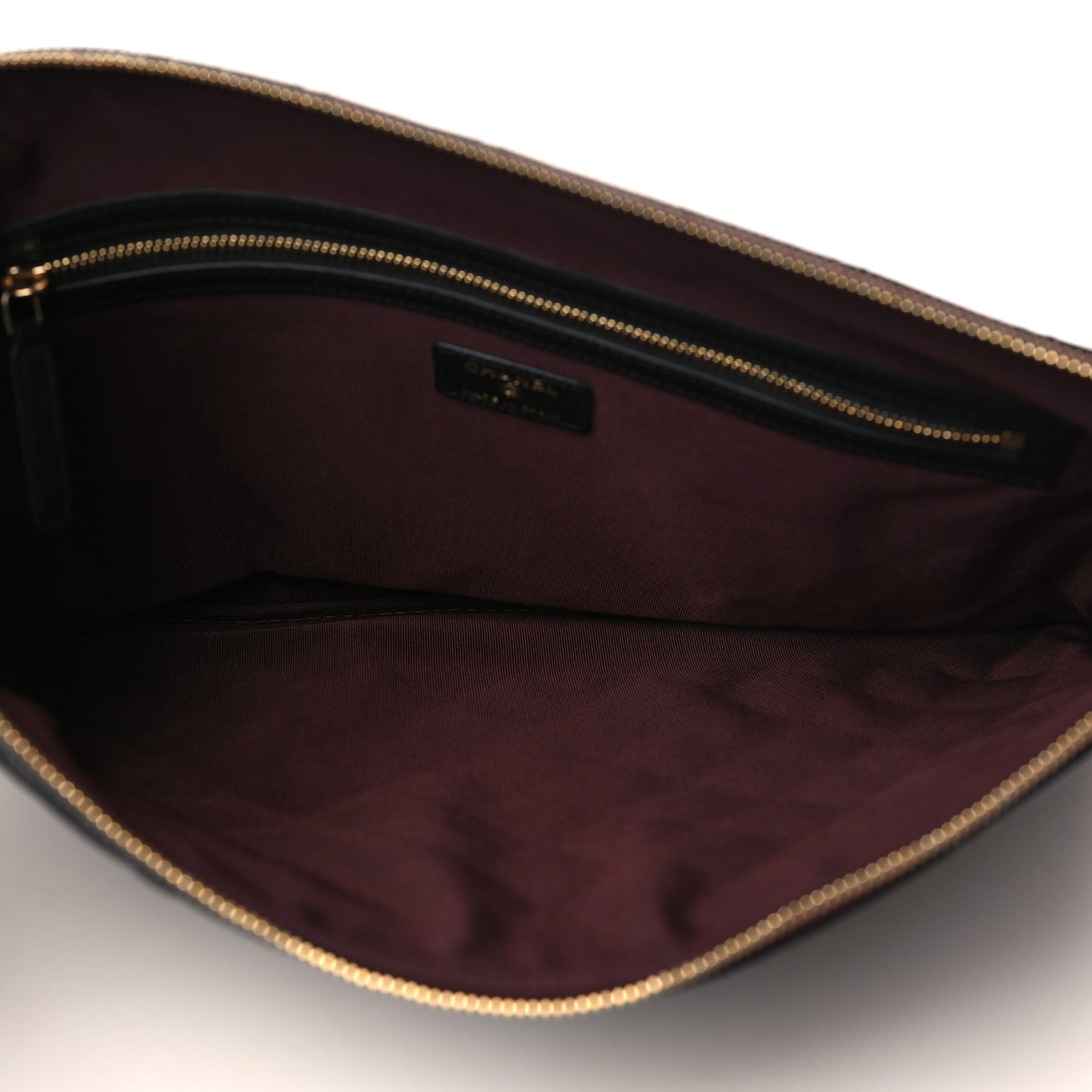 Chanel Caviar Quilted Large Cosmetic Case Black 5 of 9
