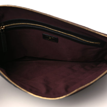Chanel Caviar Quilted Large Cosmetic Case Black 5 of 9
