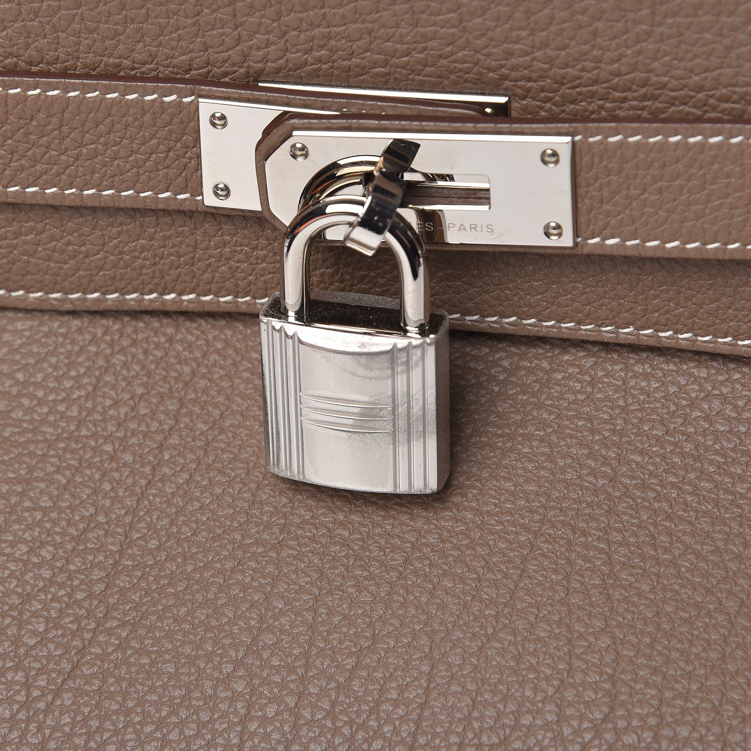 Hermes Togo Shoulder Kelly 40 Etoupe 8 of 11