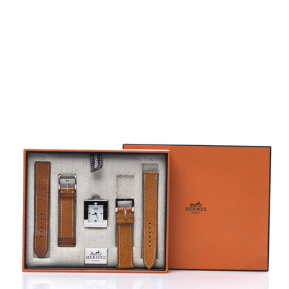 Hermes Stainless Steel Epsom 26mm Belt Quartz Watch Gold 11 of 11