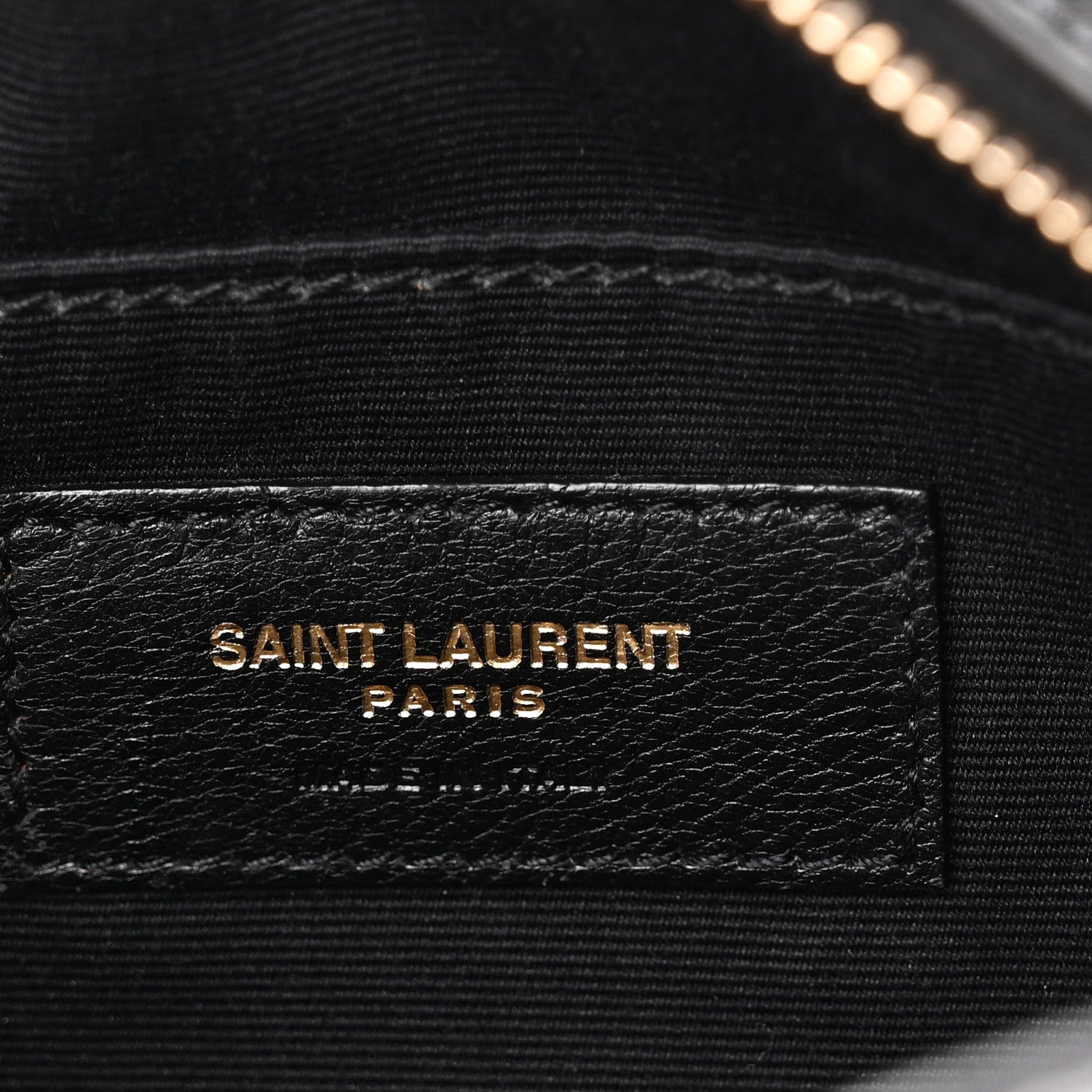 Saint Laurent Calfskin Matelasse Monogram Lou Belt Bag Black 6 of 10