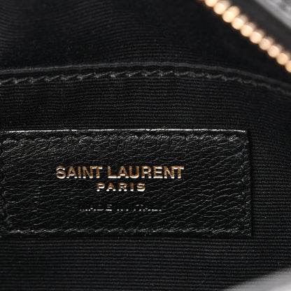 Saint Laurent Calfskin Matelasse Monogram Lou Belt Bag Black 6 of 10