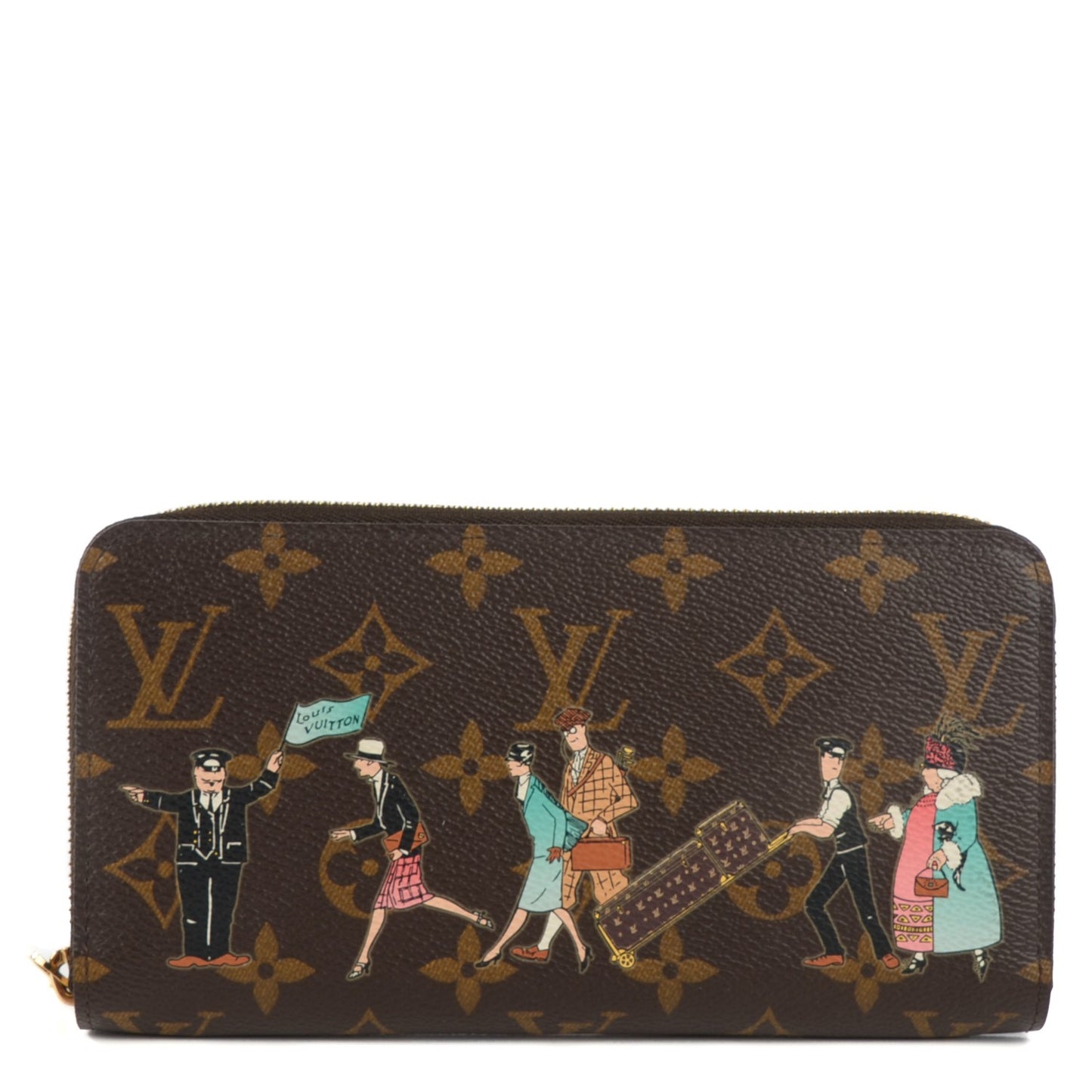 Monogram Illustre Zippy Wallet Rose