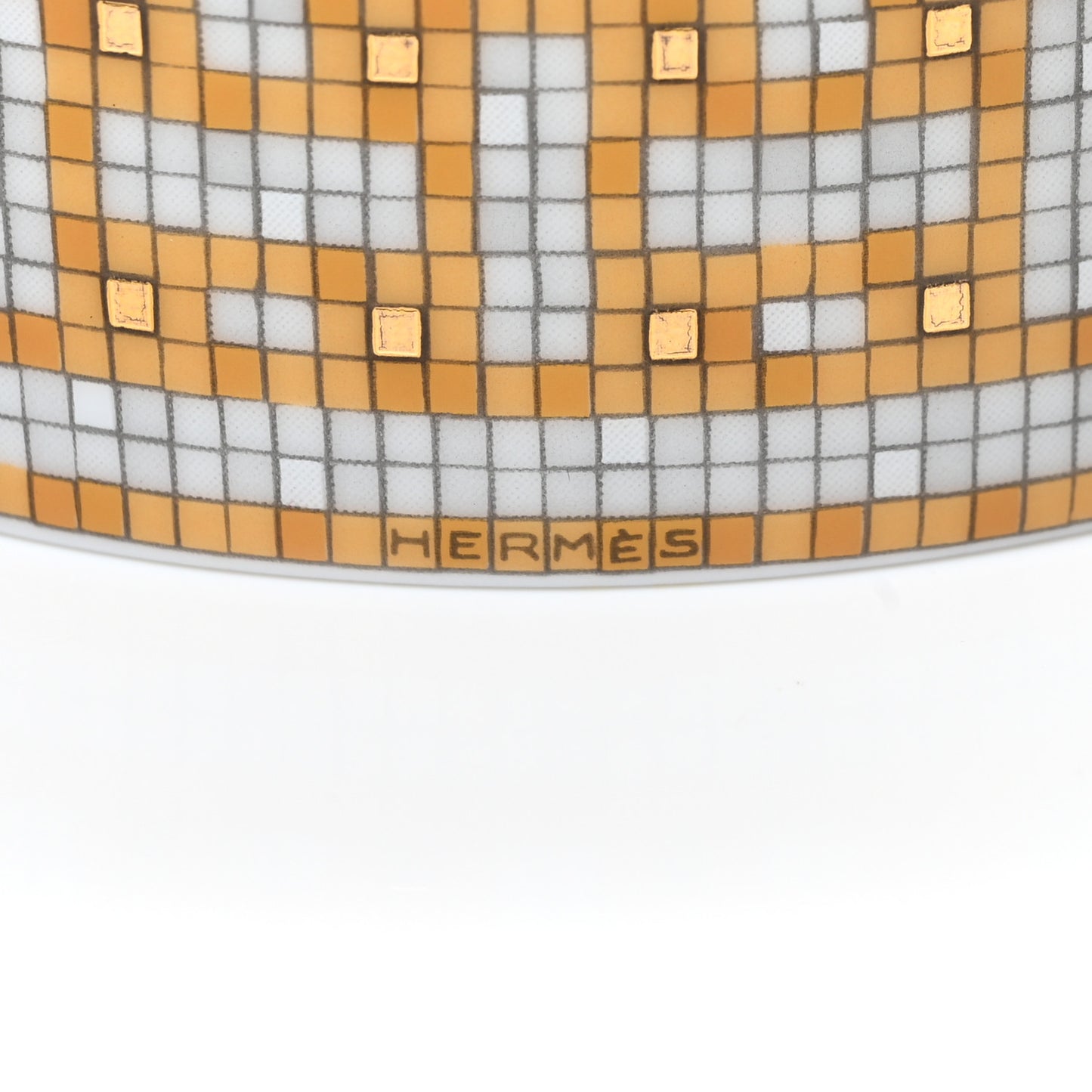Porcelain Mosaique au 24 Mug Set of 2 Gold