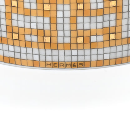 Hermes Porcelain Mosaique au 24 Mug Set of 2 Gold 6 of 8