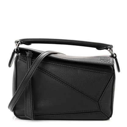 Loewe Calfskin Mini Puzzle Bag Black 1 of 11