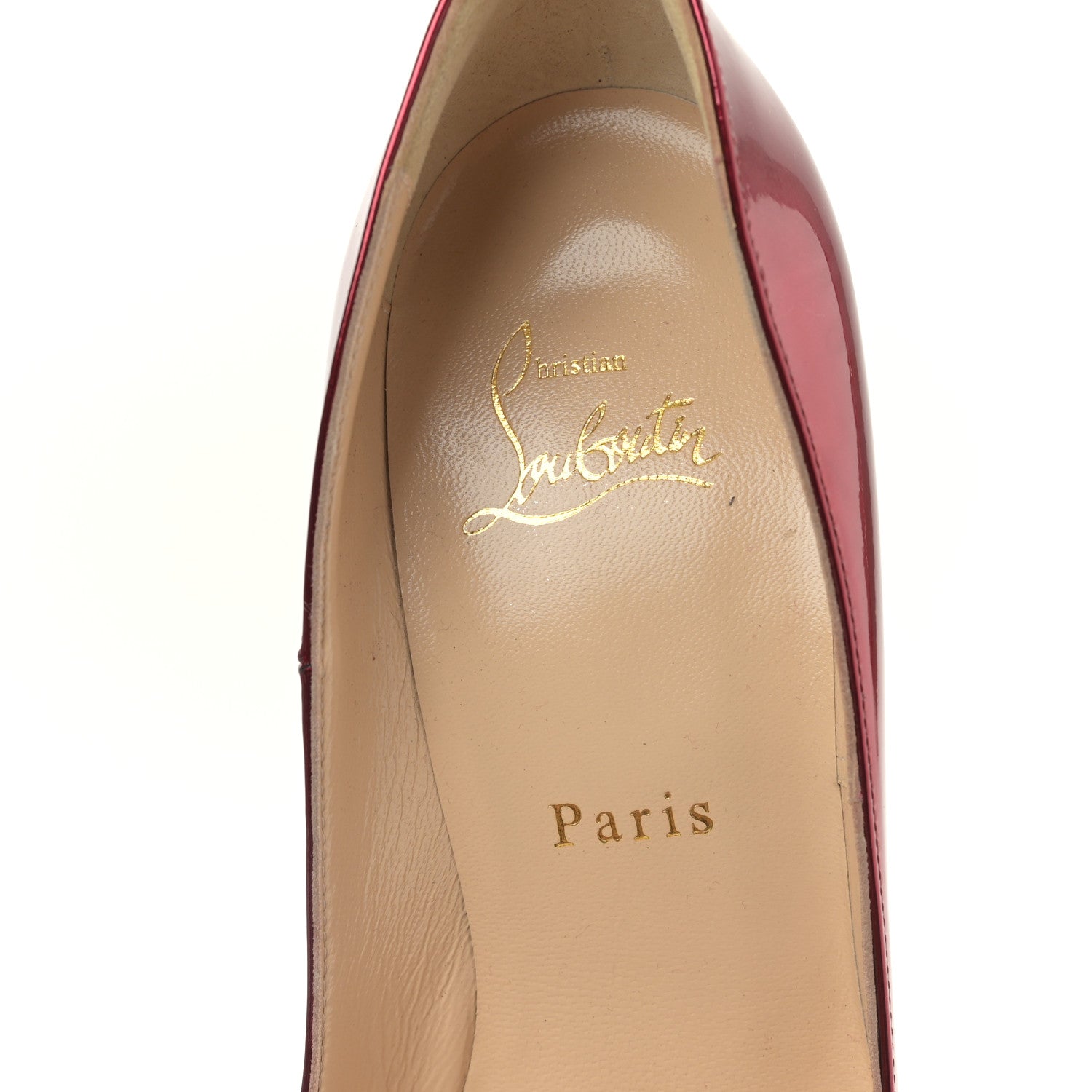 Christian Louboutin Metallic Patent Psychic So Kate 120 Pumps 38 Loubi 7 of 7
