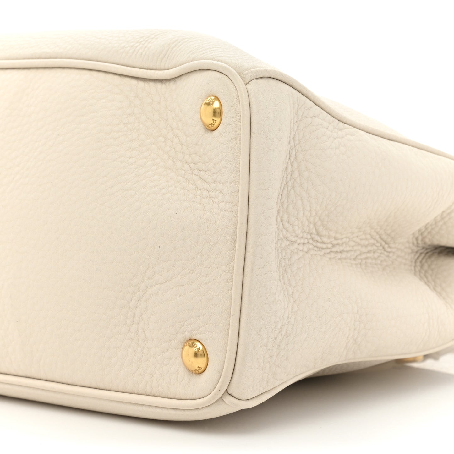 Vitello Daino Large Double Zip Tote Talco