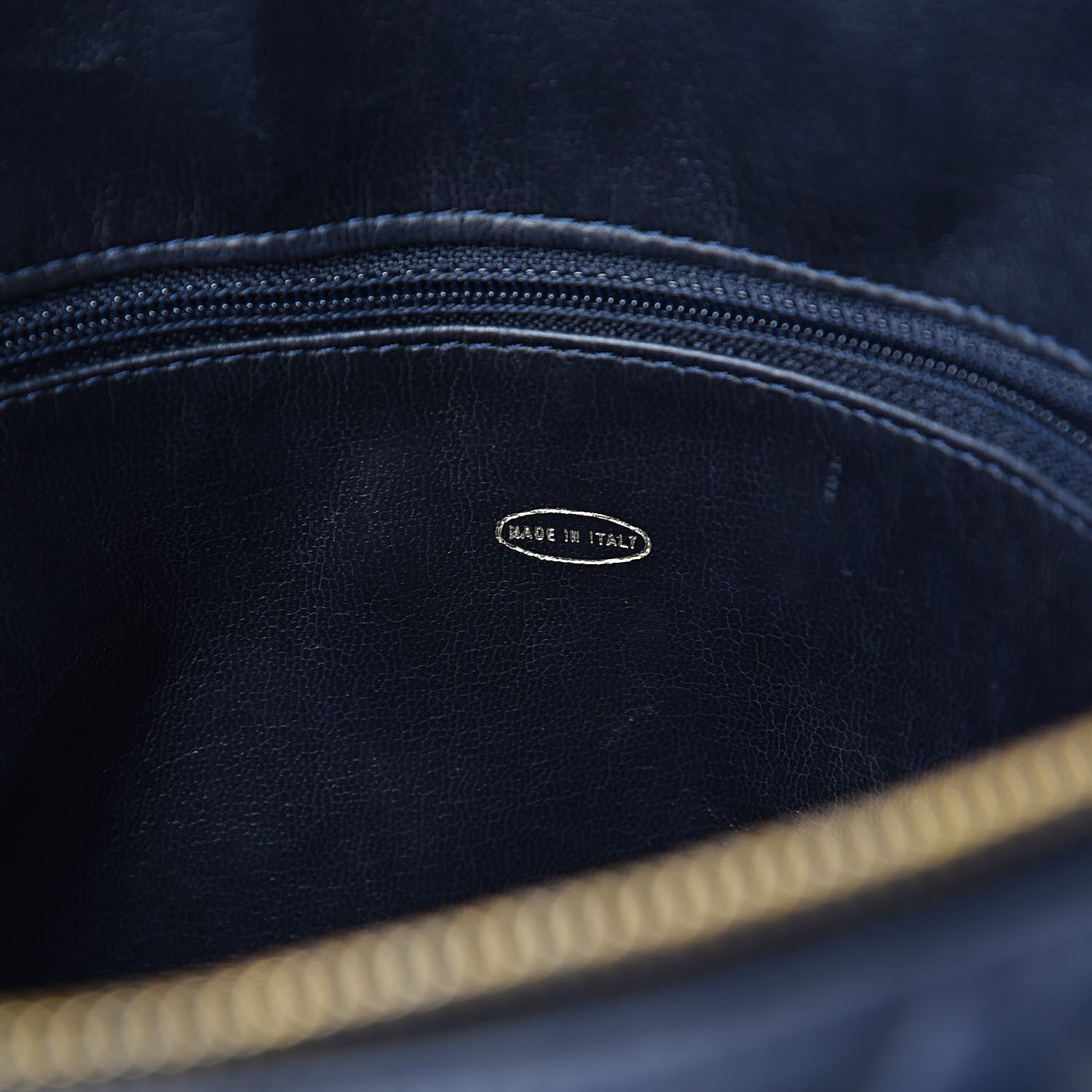Chanel Lambskin Quilted Shoulder Bag Navy 7 of 12