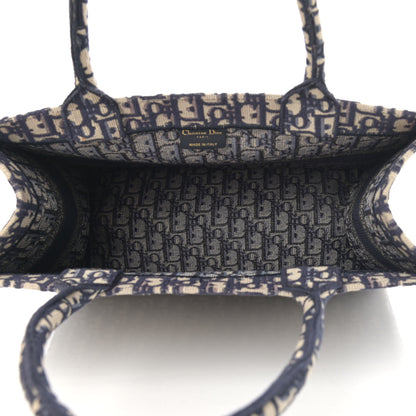 Christian Dior Oblique Medium Book Tote Blue Multicolor 5 of 11