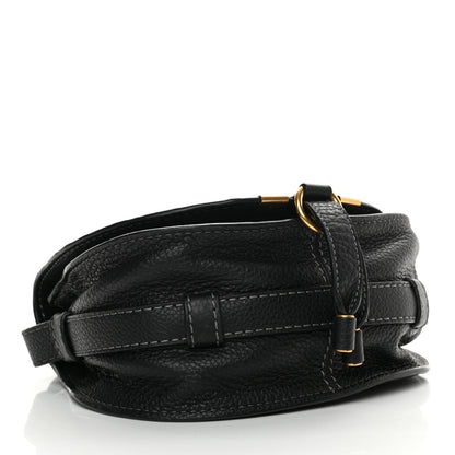 Chloe Calfskin Mini Marcie Round Crossbody Bag Black 4 of 13