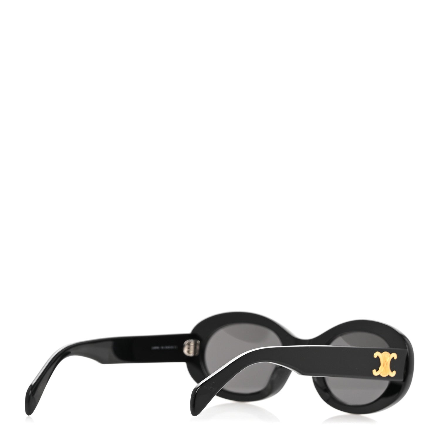Celine Acetate Triomphe 01 Sunglasses CL 40194U Black 4 of 8