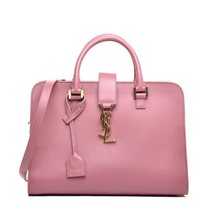 Saint Laurent Calfskin Small Monogram Cabas Vieux Rose 1 of 8
